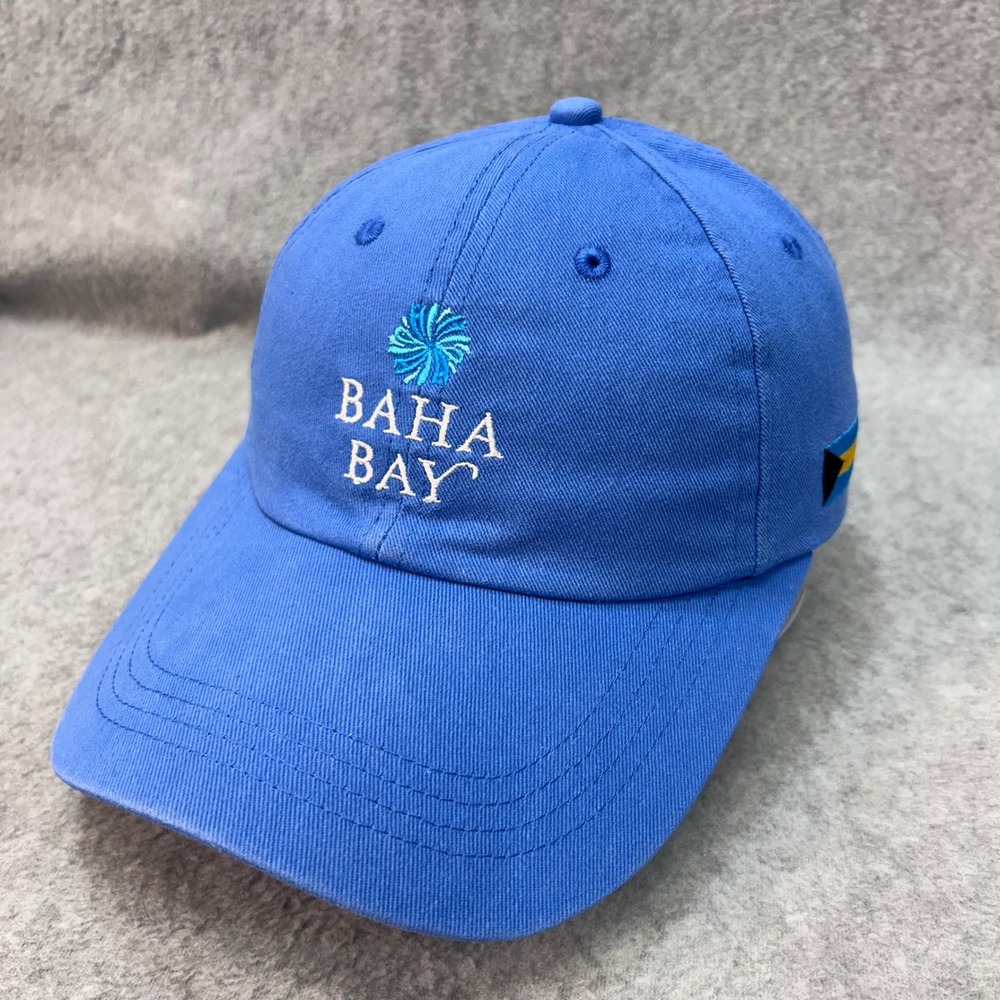 Baha Bay Unisex Blue Baha Mar Baseball Hat Bahamas Flag‎ Adjustable OSFM